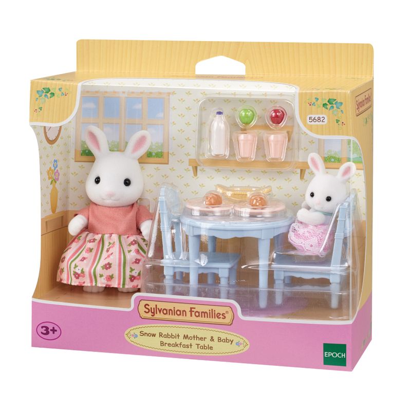 Sylvanian-Families---Mesa-de-Cafe-da-Manha---Mamae-Emilia-e-Bebe-Sophie---Epoch-1