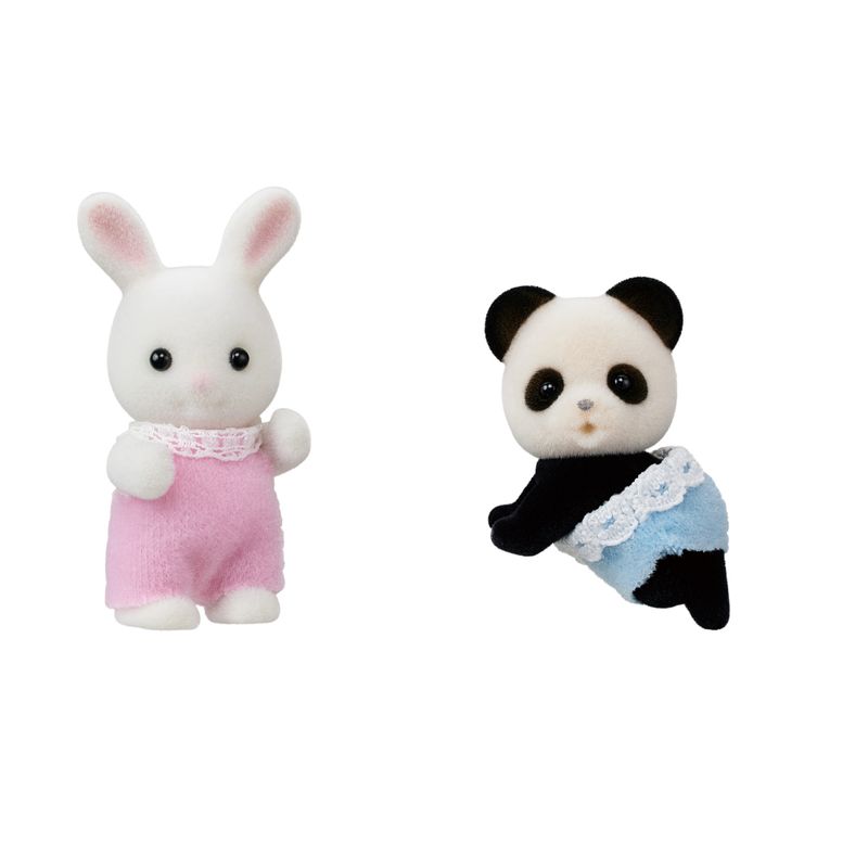 Sylvanian-Families---Caixa-De-Brinquedos-Bebe-Coelho-Da-Neve-E-Bebe-Panda---Epoch-4