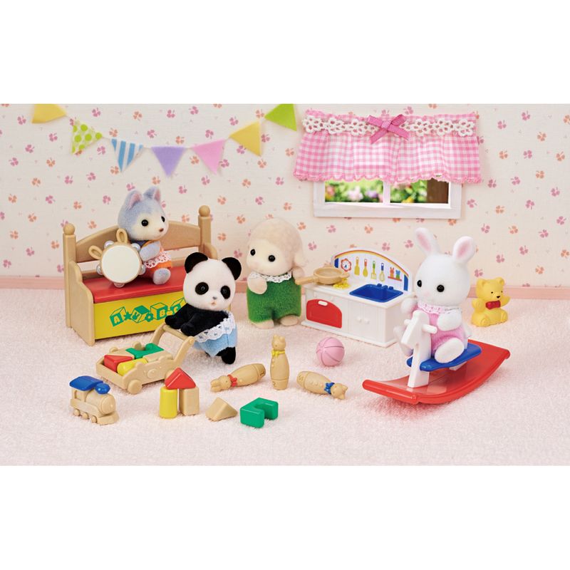 Sylvanian-Families---Caixa-De-Brinquedos-Bebe-Coelho-Da-Neve-E-Bebe-Panda---Epoch-9