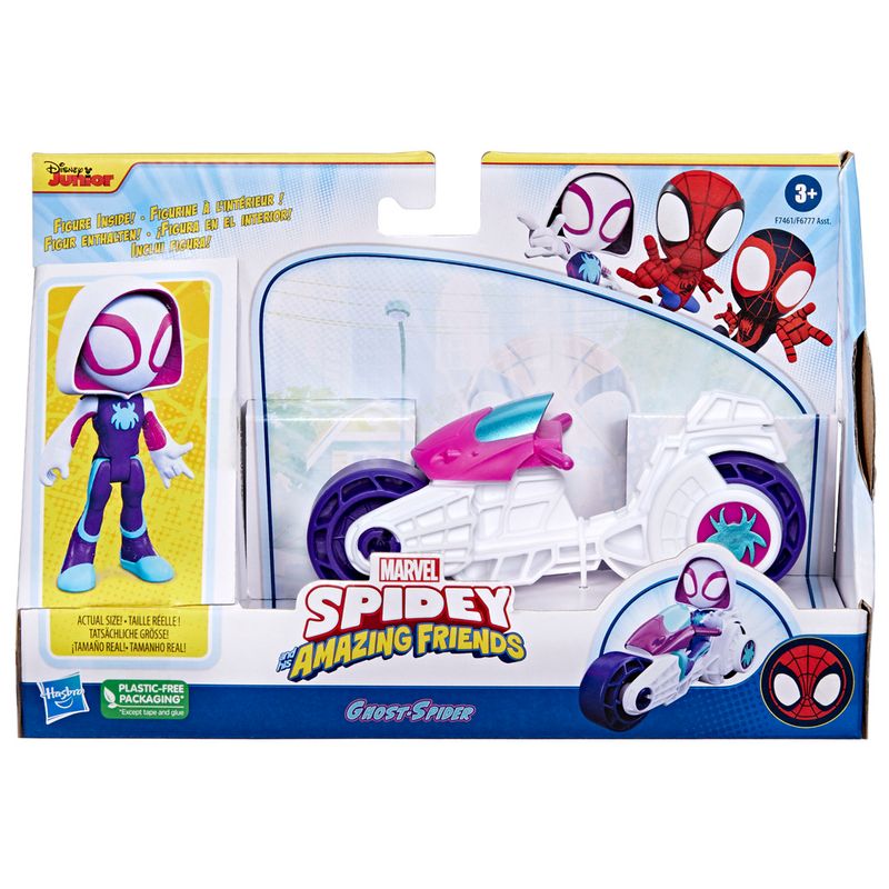 Mini-Boneco---Homem-Aranha-com-moto----Ghost-Spider---Marvel---Hasbro-2