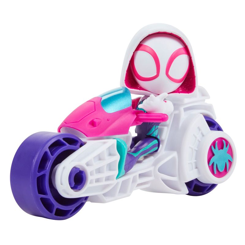 Mini-Boneco---Homem-Aranha-com-moto----Ghost-Spider---Marvel---Hasbro-4