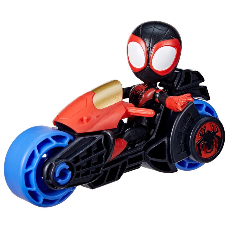 Mini-Boneco---Homem-Aranha-com-moto---Saf-Miles---Marvel---Hasbro--3