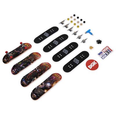 Skate de Dedo - Tech Deck - Ultra DLX - 4 Unidades - Sunny - Dgk - Coral