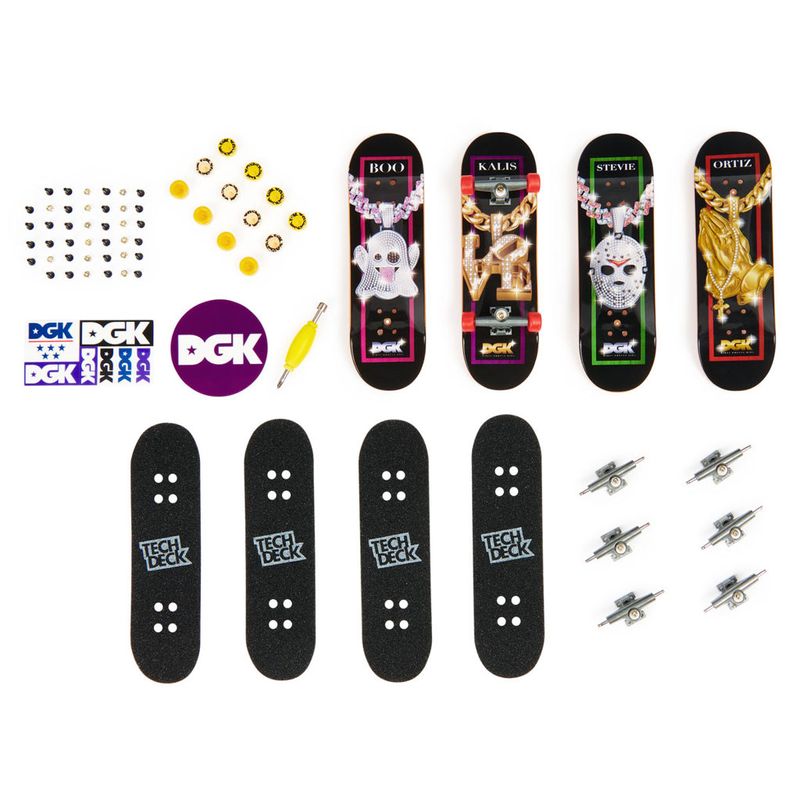Skate de Dedo - Tech Deck - Ultra DLX - 4 Unidades - Sunny - Dgk - Coral -  D'Or Mais Saúde
