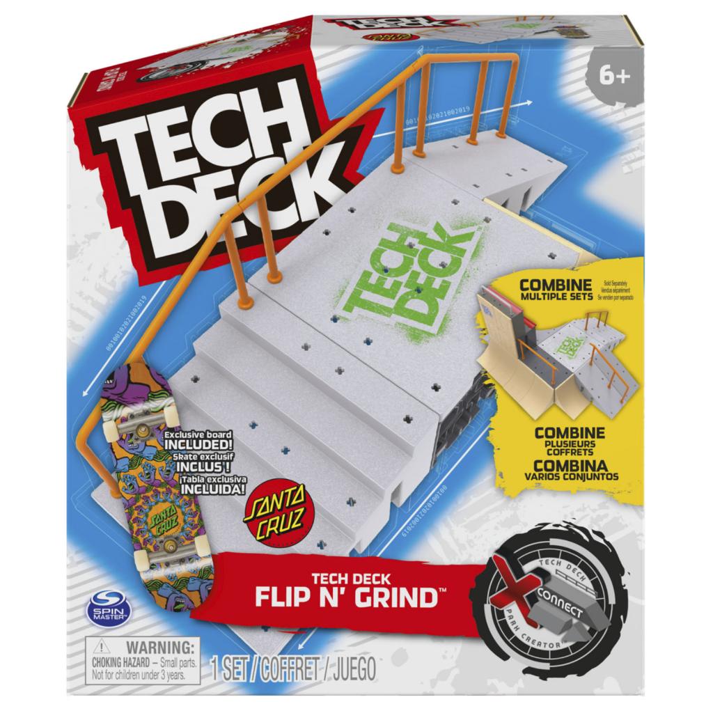 Tech Deck - Skate De Dedo E Rampa Park - Sunny - Big Vert Wall - Coral