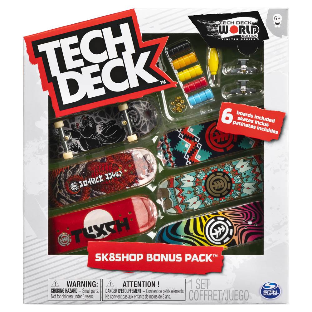 Skate De Dedo Tech Deck com 6 Skates - Sunny, Shopping