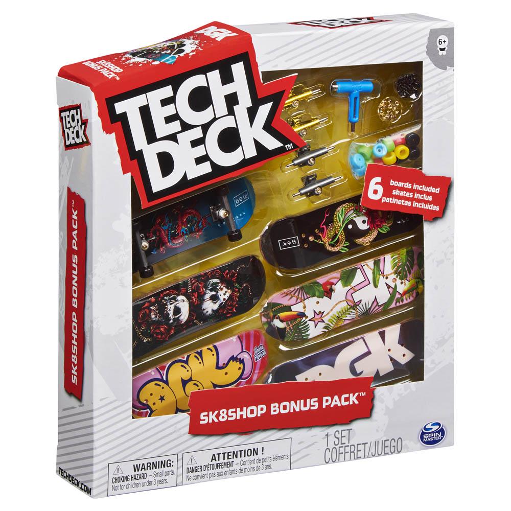 Skate De Dedo - Tech Deck - Real Skateboard A Vermelho - Sunny - D