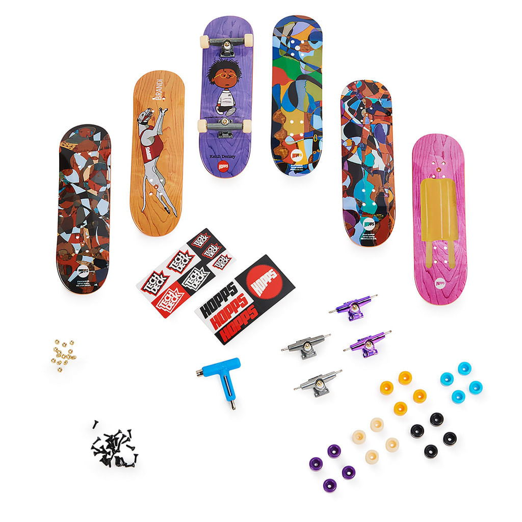 Kit Tech Deck Skate de Dedo com 4 Unidades - Sunny, Shopping