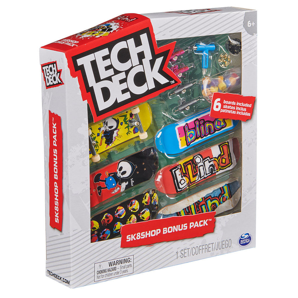Skates De Dedo Tech Deck Kit Com 6 Sk8 Shop Acessórios Sunny - JP Toys -  Brinquedos e Actions Figures para todas as idades