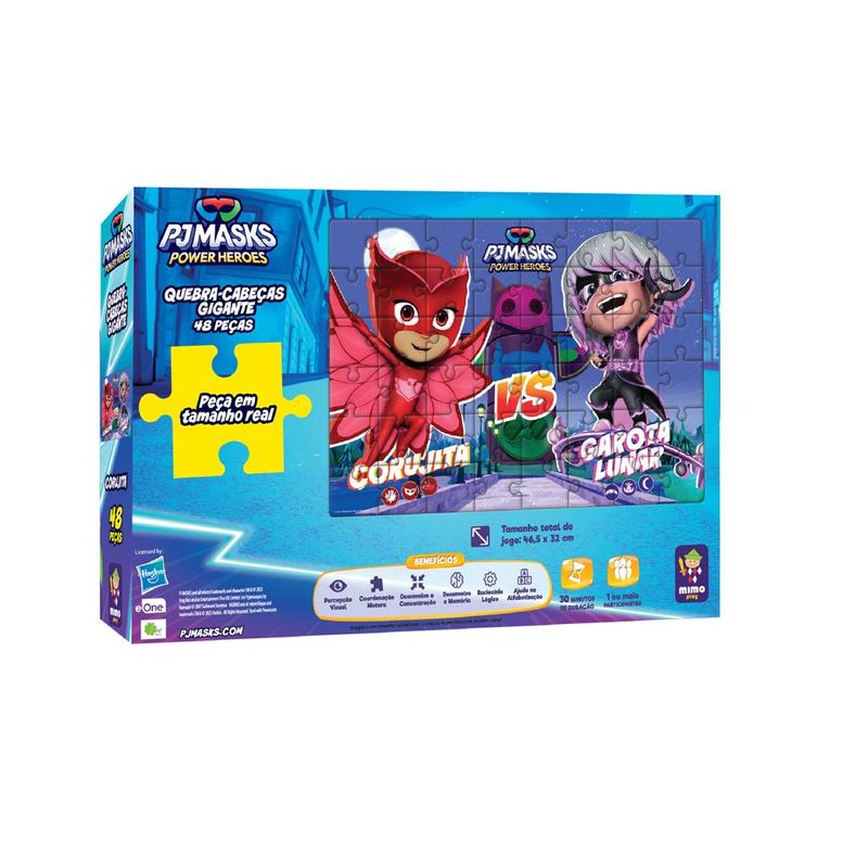 Quebra-cabeca---PJ-Masks---Gigante-Corujita----48-pc---Mimo-1