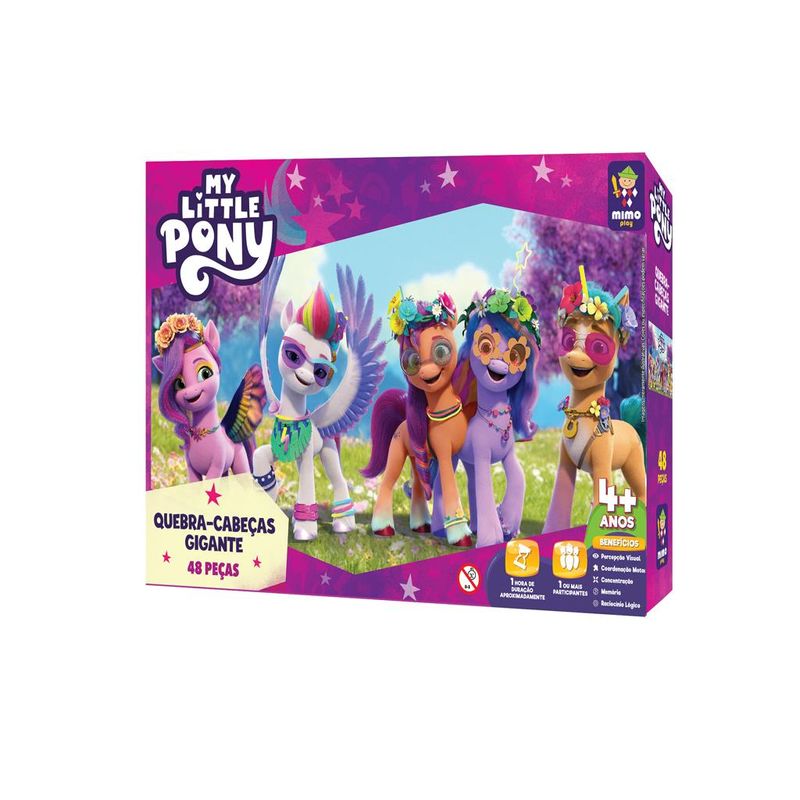 Quebra-cabeca---My-Little-Pony---Gigante-Festa-das-Amigas---48pc---Mimo--0