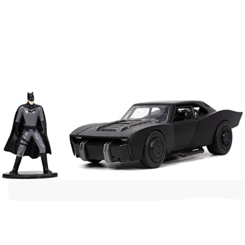 Conjunto-Boneco-e-Veiculo---The-Batman---Batman-e-Batmovel---California-Toys---Preto-0