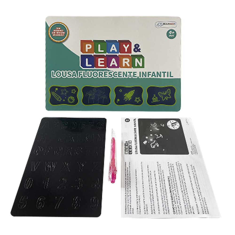 Confira Lousa Fluorescente - Play and Learn - Multikids - Rihappy