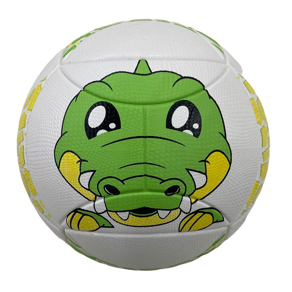 Bola De Brinquedo Para Crianças De Espuma Segura E Silenciosa Com Forma  Ovalada Com Listras De Basquete Verde De 25cm Para Jogar Dentro De Casa