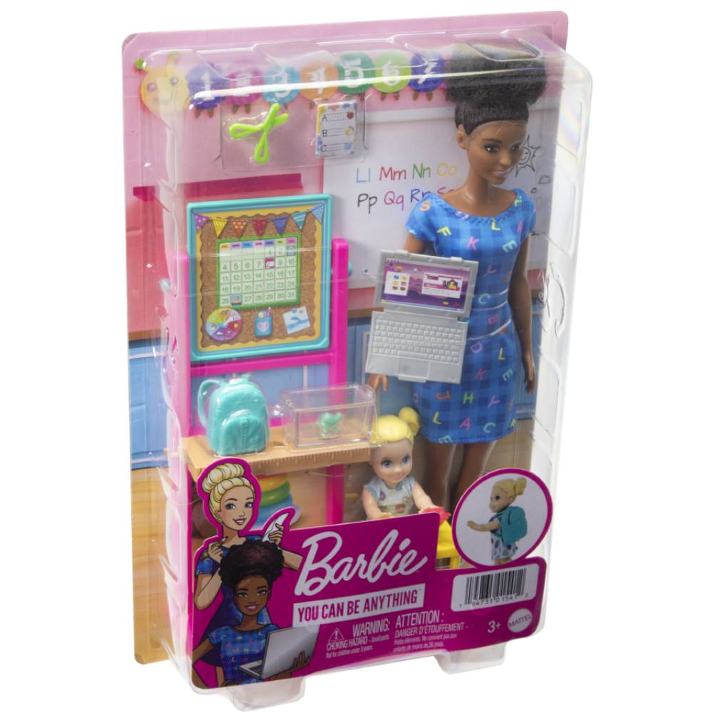 Boneca - Barbie - Cadeirante - Roupa Azul - Mattel - Ri Happy