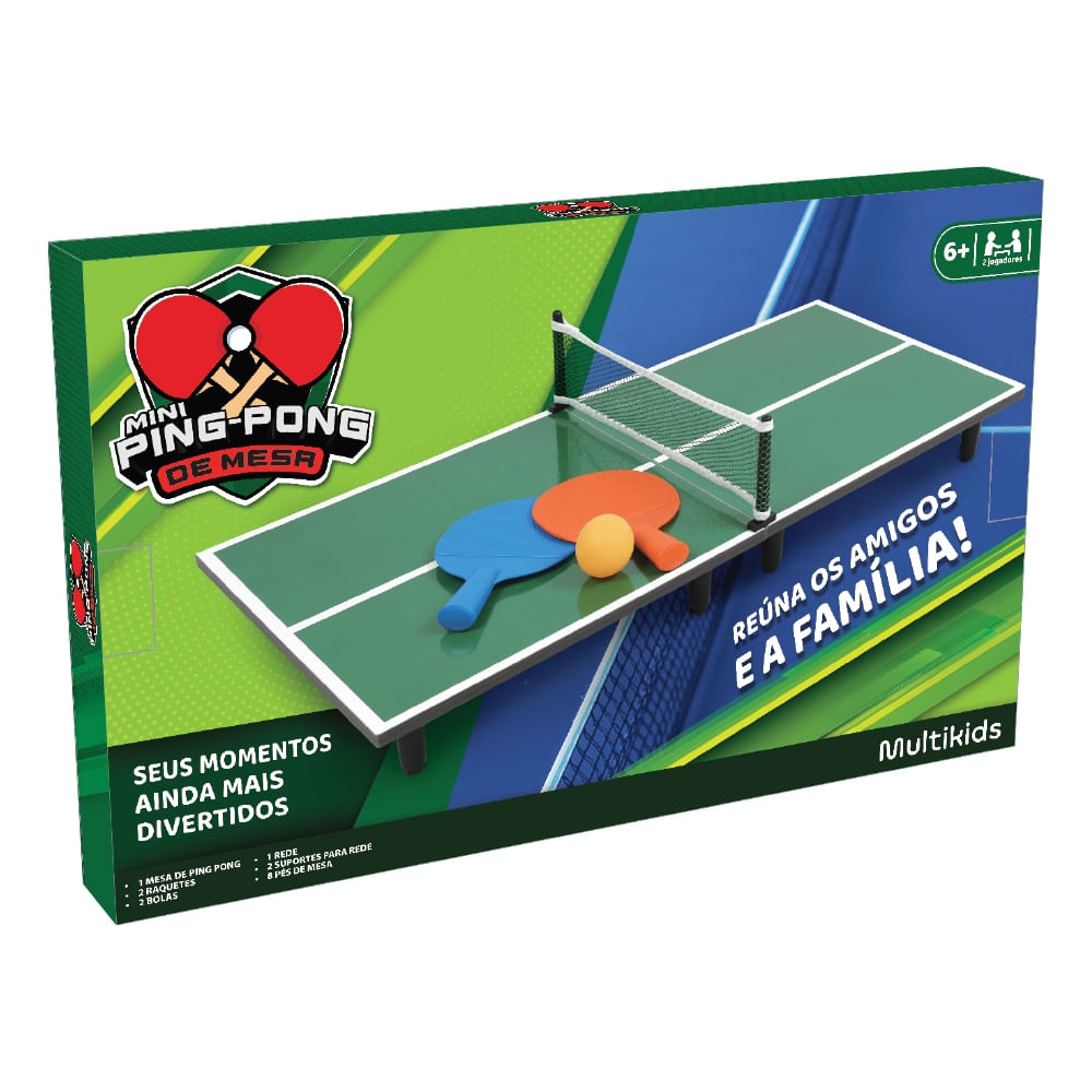 Jogo Mini Tênis de Mesa Ping Pong - Gorila Clube