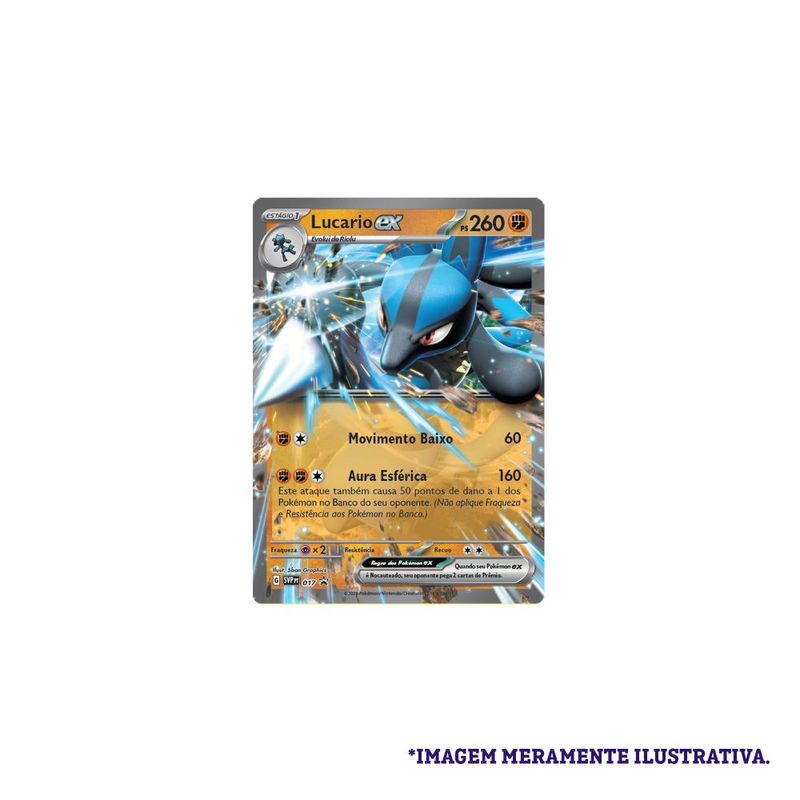 Pokemon Deck Baralho De Batalha EX Lucário Português Copag