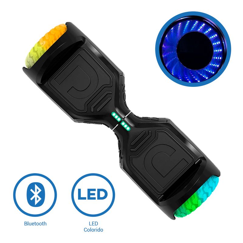 Diciclo-Eletrico---Hoverboard---Drop--Raveboard---Dbs---Preto-9