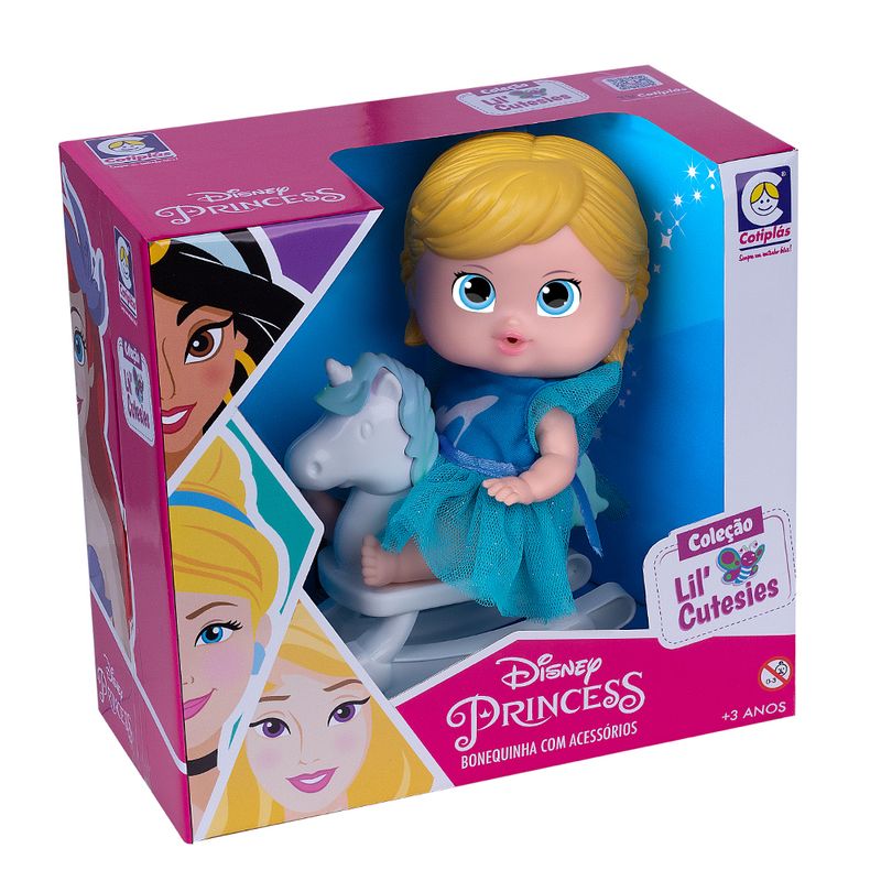 Mini-Boneca---18Cm---Disney---Cinderela-no-Cavalinho---Cotiplas-1