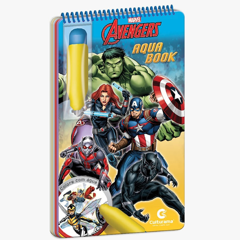 Livro-de-Colorir---Disney---Marvel---Vingadores---Aqua-Book---Culturama-0