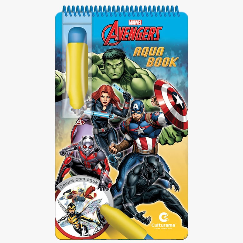 Livro-de-Colorir---Disney---Marvel---Vingadores---Aqua-Book---Culturama-1