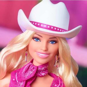 Fantasia Boneca Barbie CowGirl Rosa Adulto