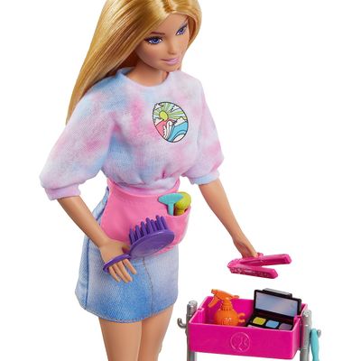 Boneca Barbie - Cabelo e Maquiagem - Malibu Hnk95 - Ri Happy