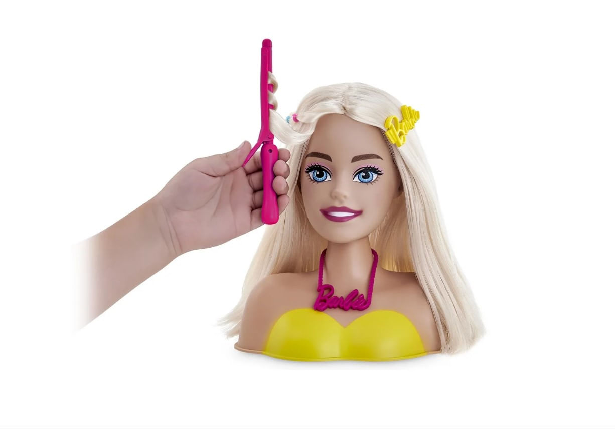 Busto De Boneca Com Acessórios - Barbie Styling Head Faces - Rosa - Pupee - Ri  Happy