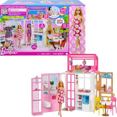Playset e Boneca - Barbie - Estate - Nova Casa Glam - Mattel