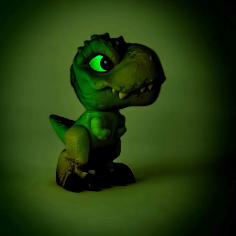 Mini-Figura-de-Acao---Jurassic-World---T-rex---Verde---Baby-Dinos---Universal---Pupee-1