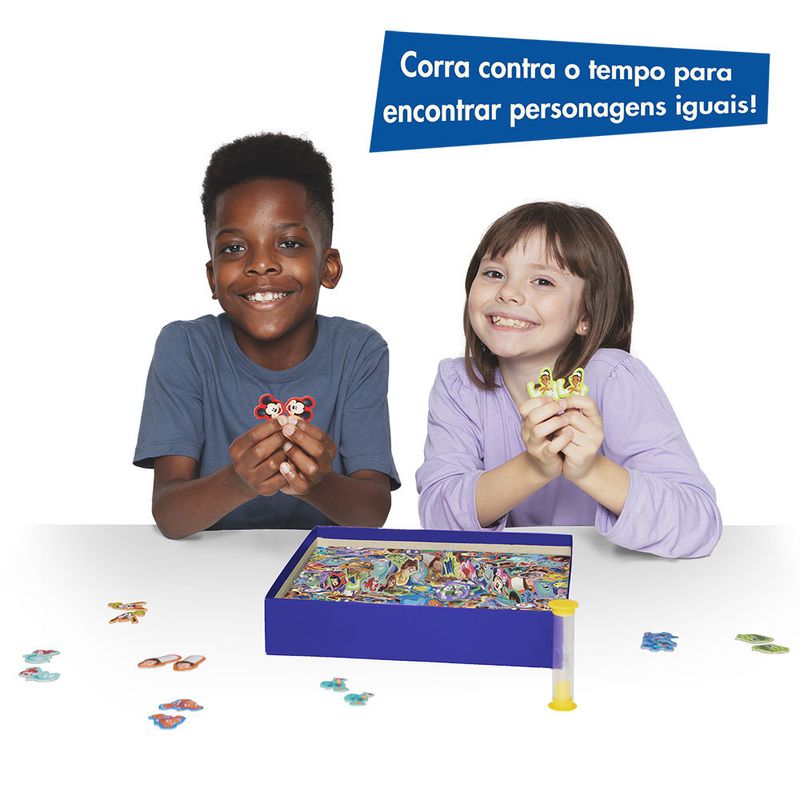 Seja rápido para conseguir descobrir os pares de figuras antes que o tempo  acabe!