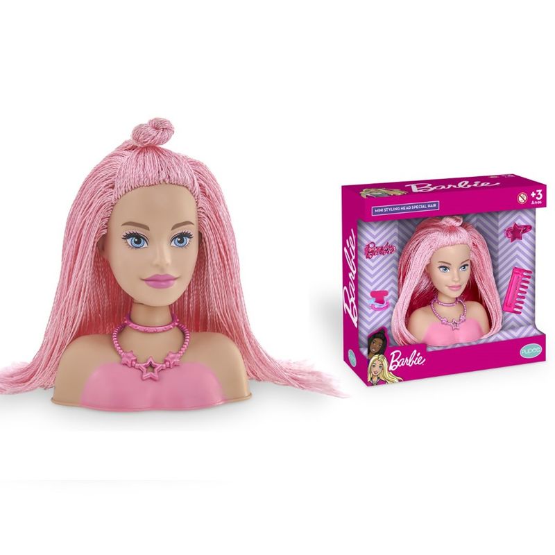 Boneca-Busto---Barbie---Mini-Styling-Head---Special-Hair---Pupee-0