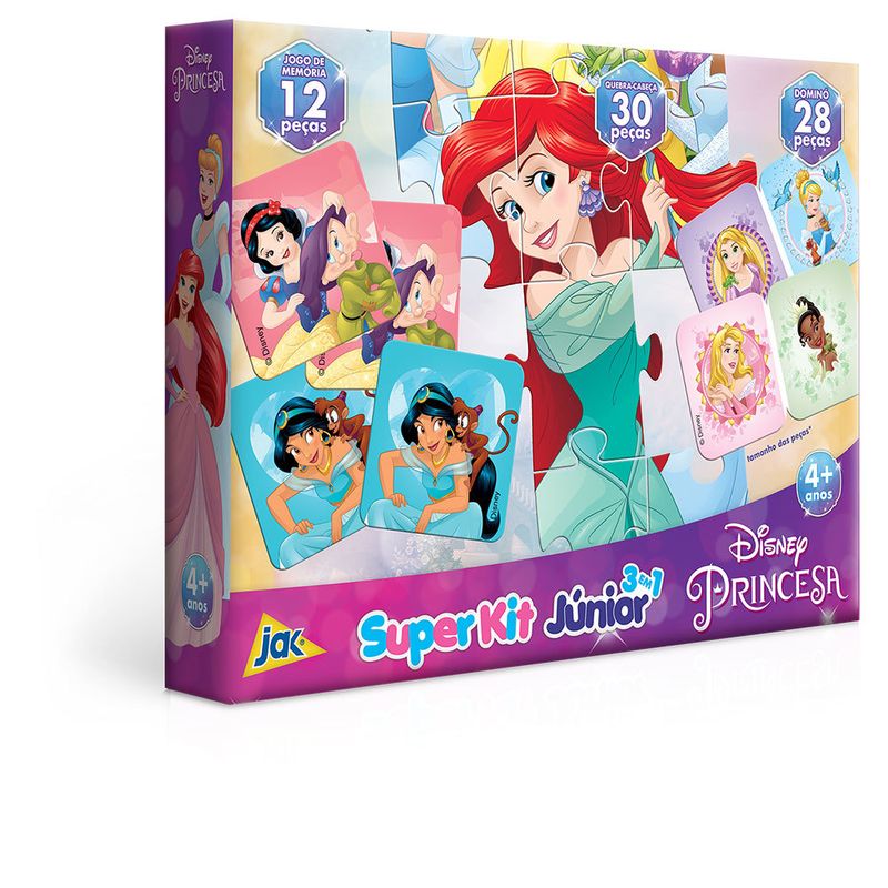 Jogo Quebra Cabeça 28 Peças Disney Princesas Toyster