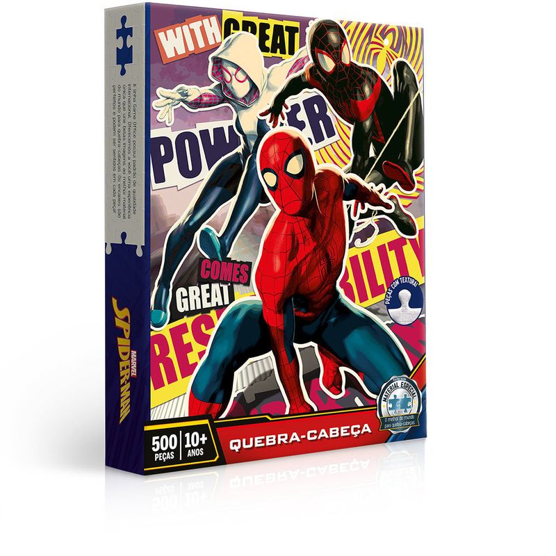 Quebra-Cabeca---Marvel---Spider-Man---500-Pecas---Toyster-0