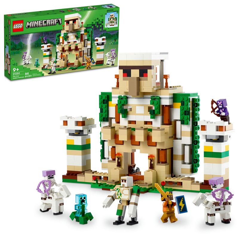 Lego---Minecraft---A-Fortaleza-do-Golem-de-Ferro---21250-2