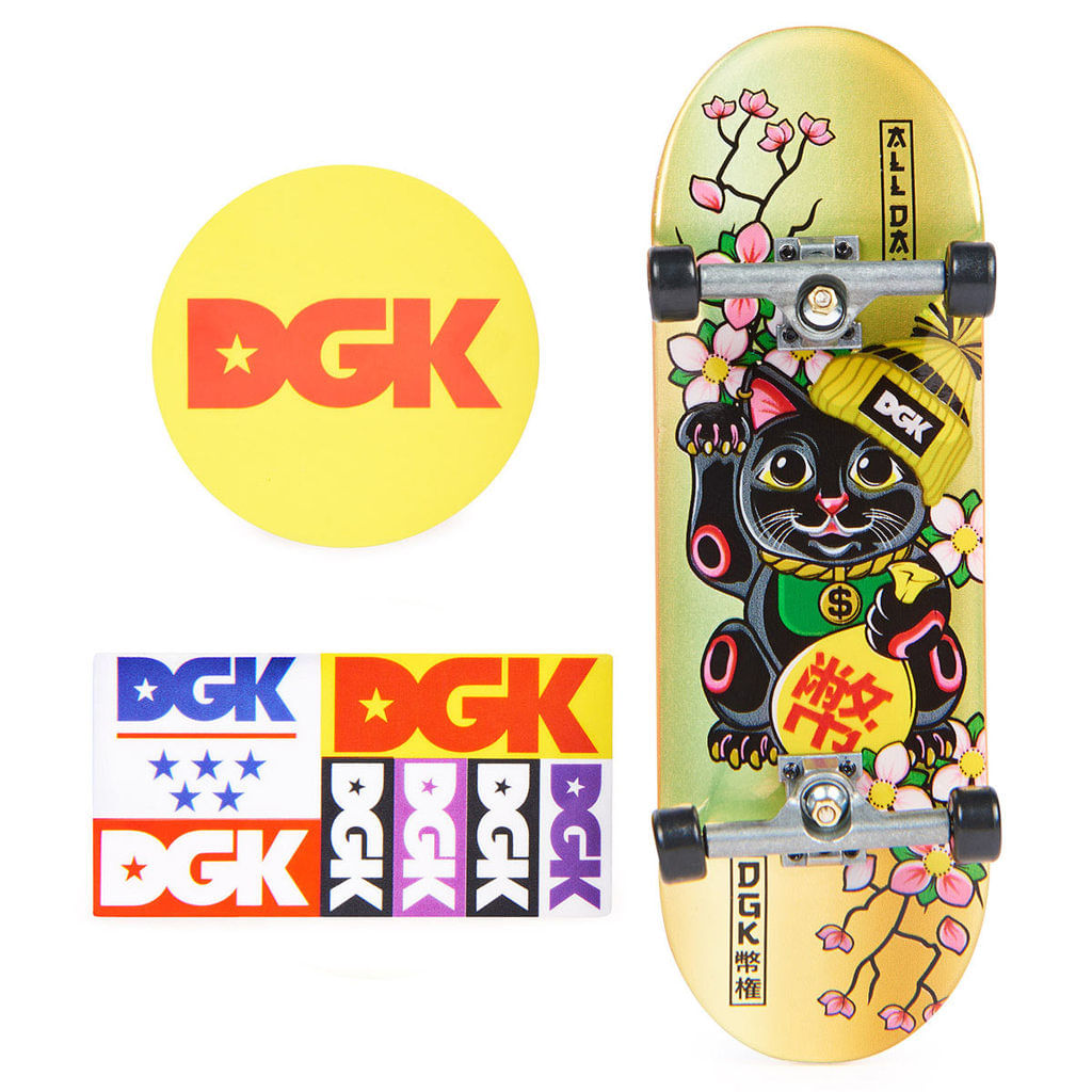 Skate de Dedo - Dgk Gato - Tech Deck - Sunny