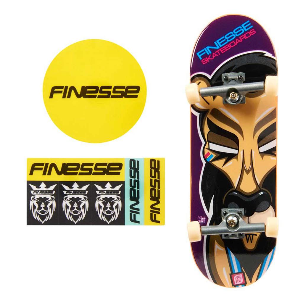 Skate De Dedo - Tech Deck - Finesse Skateboard - Sunny