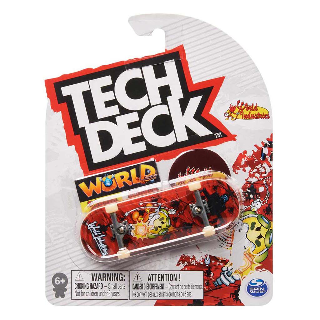 Skate De Dedo - Tech Deck - World Industries - Sunny