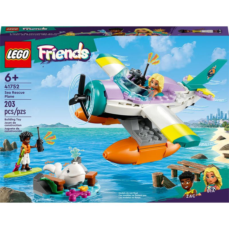 Lego-Friends---Aviao-de-Resgate-Maritimo---41752-0