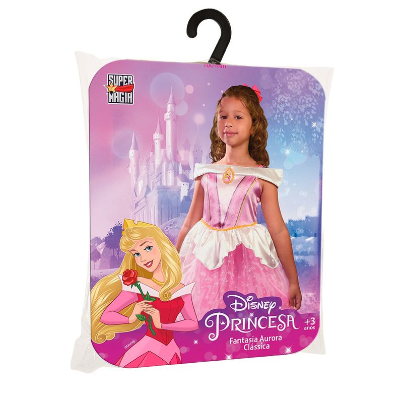 Fato de Menina LIRAGRAM Princesa Aurora Bela Adormecida Clássico