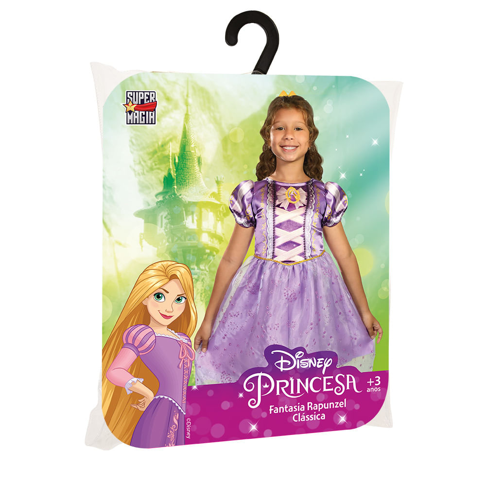 Fantasia - Princesa Rapunzel - Disney - Classica - P - Novabrink - Ri Happy