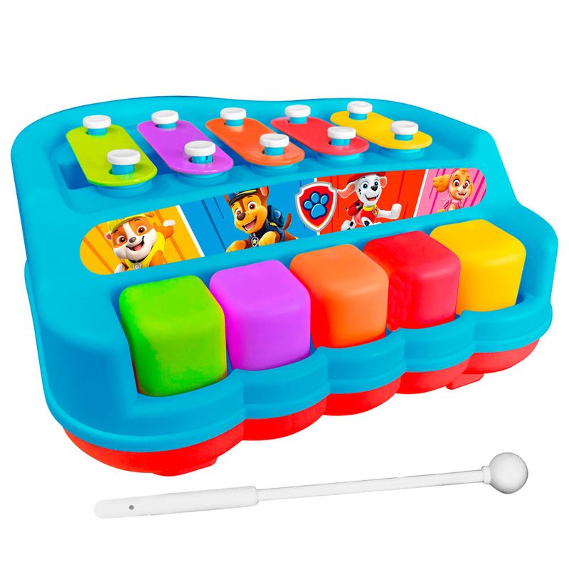 PIANINHO TECLADO INFANTIL MUSICAL AZUL BRINQUEDO SONS PARA MENINO