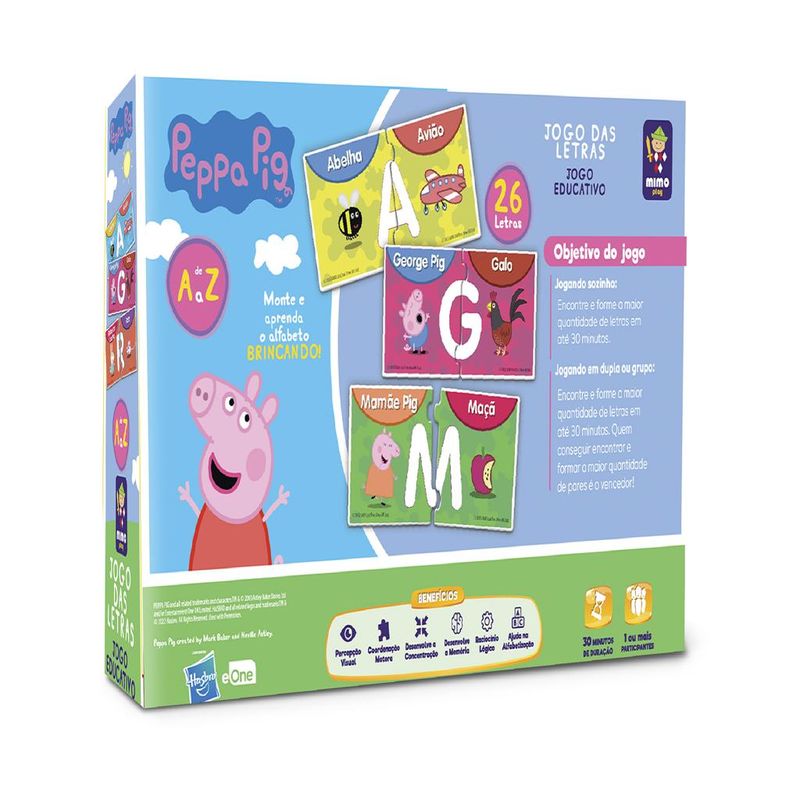 Jogo-Educativo---Jogo-das-Letras---Peppa-Pig---Mimo-1