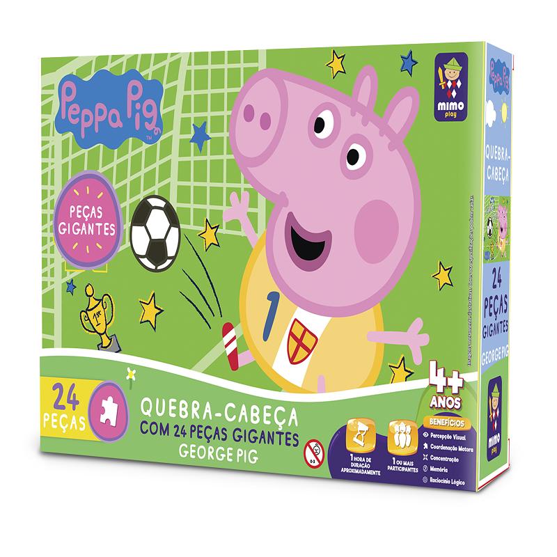 Quebra-Cabeca-Gigante---Peppa-Pig---24-Pecas---George-Jogando-Futebol---Mimo-0