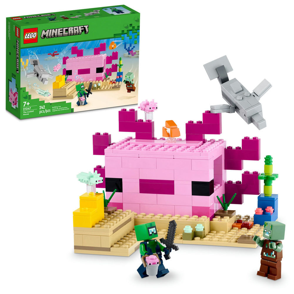 LEGO - Minecraft - A Casa do Axolotl - 21247