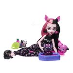 Boneca-Articulada-com-Acessorios---Monster-High---Creepover-Draculaura---Mattel-0