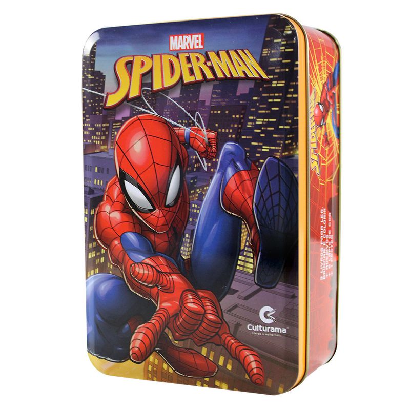 Conjunto-De-Lata-E-Acessorios---Marvel---Homem-Aranha---Culturama-0