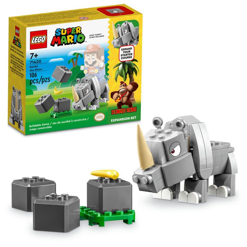 Lego---Pacote-de-Expansao---Rambi-o-Rinoceronte---71420---Super-Mario-2