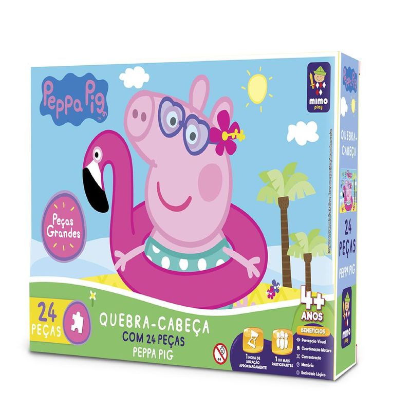 Quebra-Cabeca---Peppa-na-Praia---Gigante---24-pecas---Peppa-Pig---Mimo-0