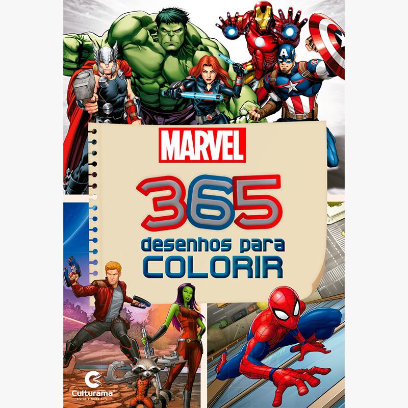 Livro-de-Colorir---Disney---Marvel-Super-Heroes---365-Desenhos---Culturama-1